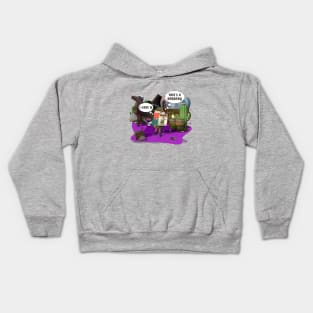 I love you. This's a robbery, thief Kids Hoodie